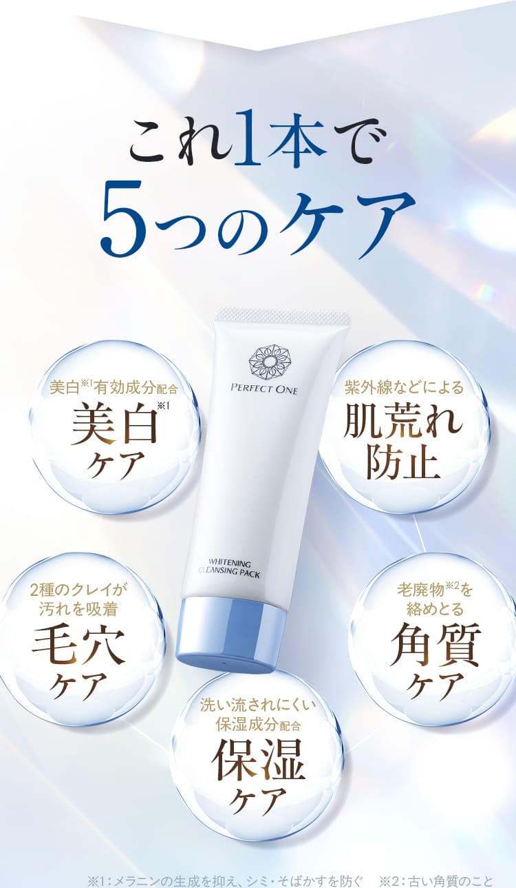 新日本製薬 パーフェクトワン 薬用 ホワイトニング クレンジング パック 薬用ホワイトニングクレンジングパック[医薬部外品